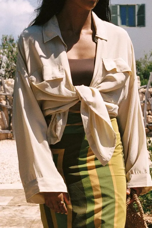 Women Faithfull The Brand Tops Martim Shirt Creme