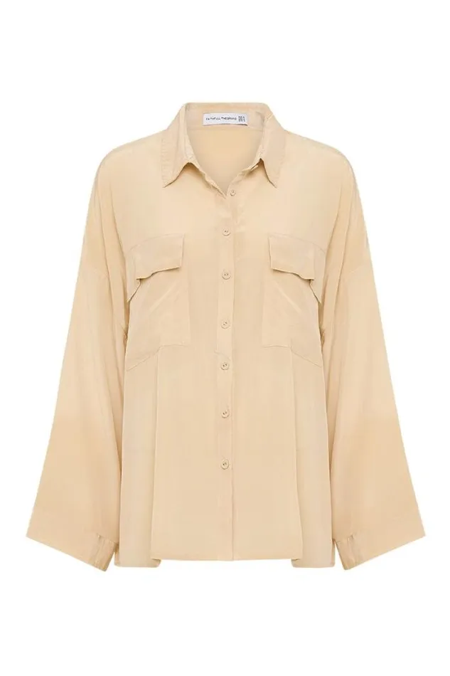 Women Faithfull The Brand Tops Martim Shirt Creme
