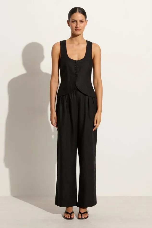 Women Faithfull The Brand Tops Stanze Vest Black