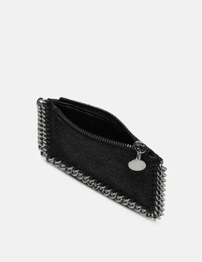 Women Falabella Zipper Cardholder Black Stella McCartney Iconic Falabella Women Falabella Zipper Cardholder Black Stella McCartney Iconic Falabella