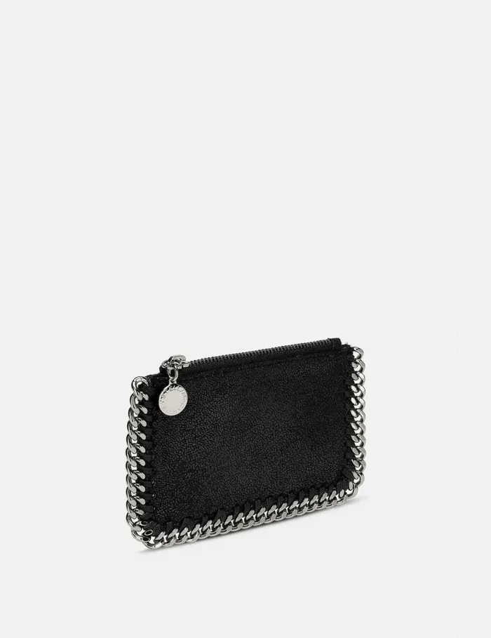 Women Falabella Zipper Cardholder Black Stella McCartney Iconic Falabella Women Falabella Zipper Cardholder Black Stella McCartney Iconic Falabella