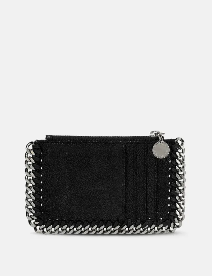 Women Falabella Zipper Cardholder Black Stella McCartney Iconic Falabella Women Falabella Zipper Cardholder Black Stella McCartney Iconic Falabella