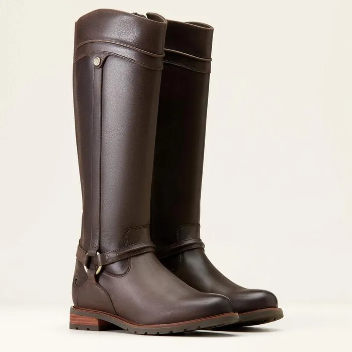 Women Fashion Boots Ariat Scarlet Waterproof Boot Mocha