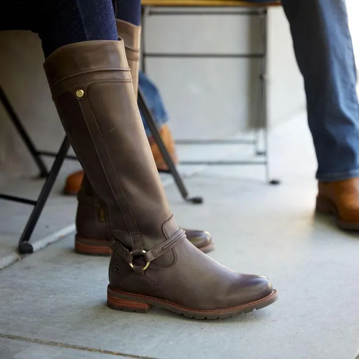 Women Fashion Boots Ariat Scarlet Waterproof Boot Mocha
