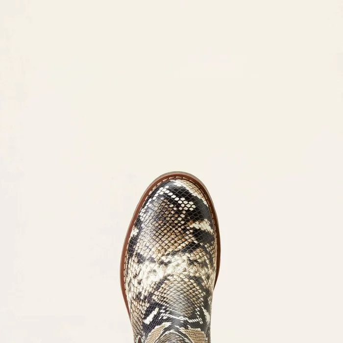 Women Fashion Boots Ariat Wexford Chelsea Boot Snake Print