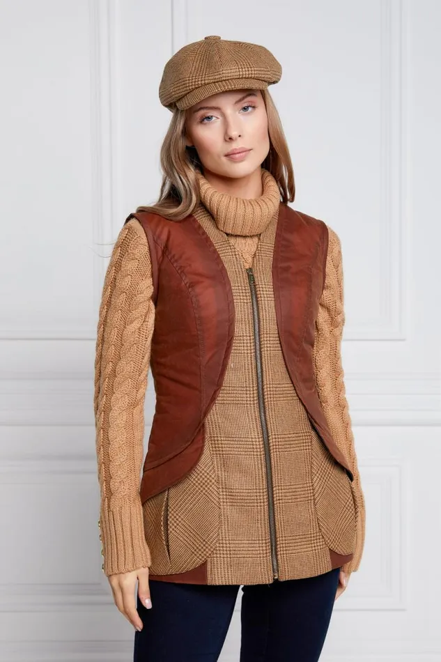 Women Field Vest Tawny Holland Cooper Tailoring