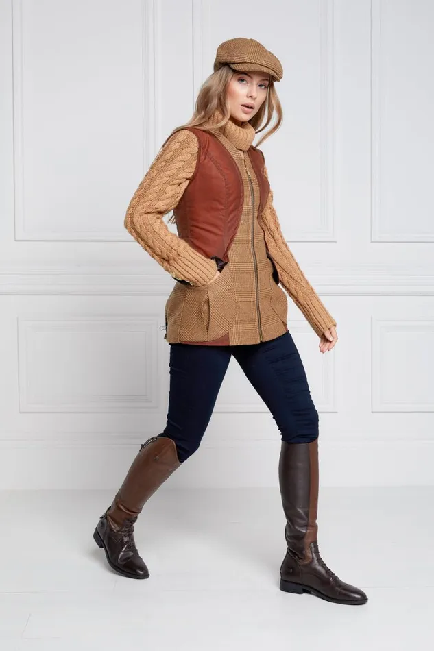 Women Field Vest Tawny Holland Cooper Tailoring