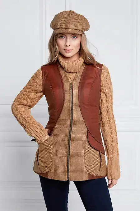 Women Field Vest Tawny Holland Cooper Tailoring