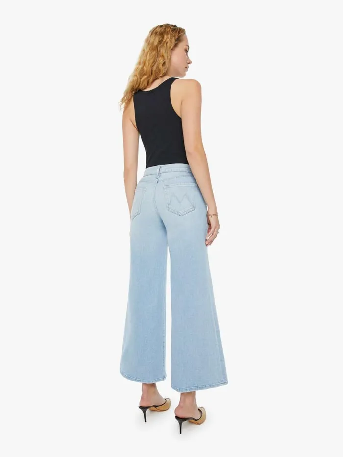 Women Flare Mother Denim The Twister Flood Blue