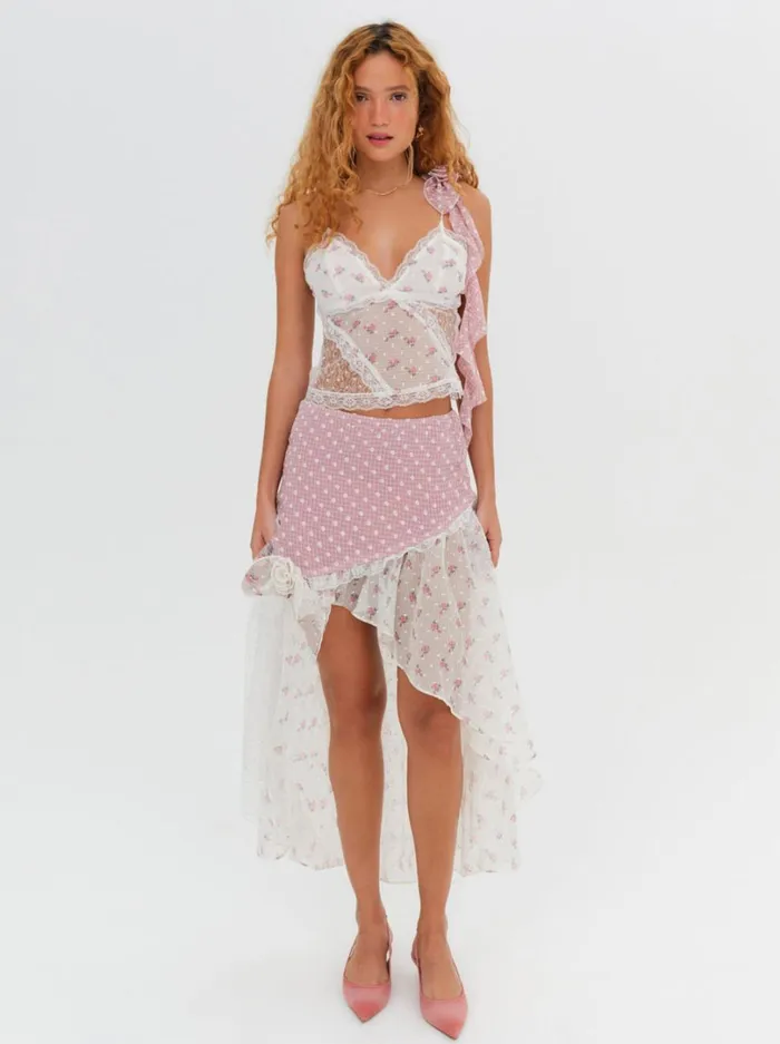 Women Francine Top Pink For Love and Lemons Tops