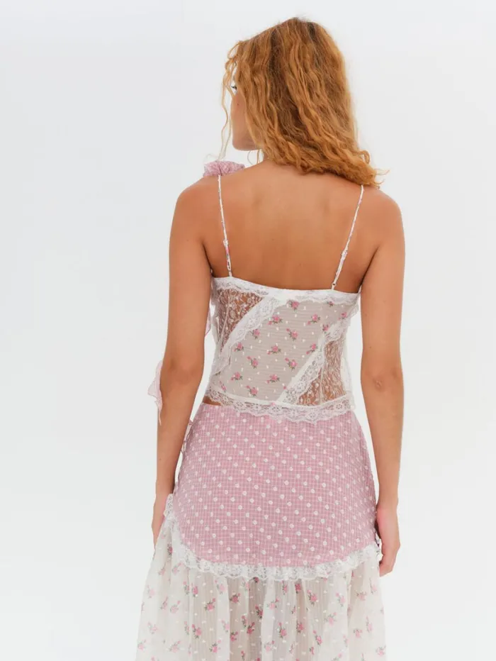 Women Francine Top Pink For Love and Lemons Tops