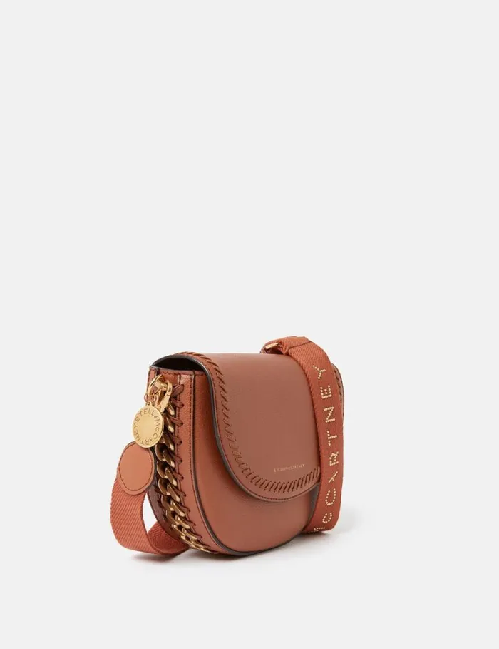 Women Frayme MIRUM Medium Flap Shoulder Bag Brandy Stella McCartney Mini Bags And Clutches Women Frayme MIRUM Medium Flap Shoulder Bag Brandy Stella McCartney Mini Bags And Clutches