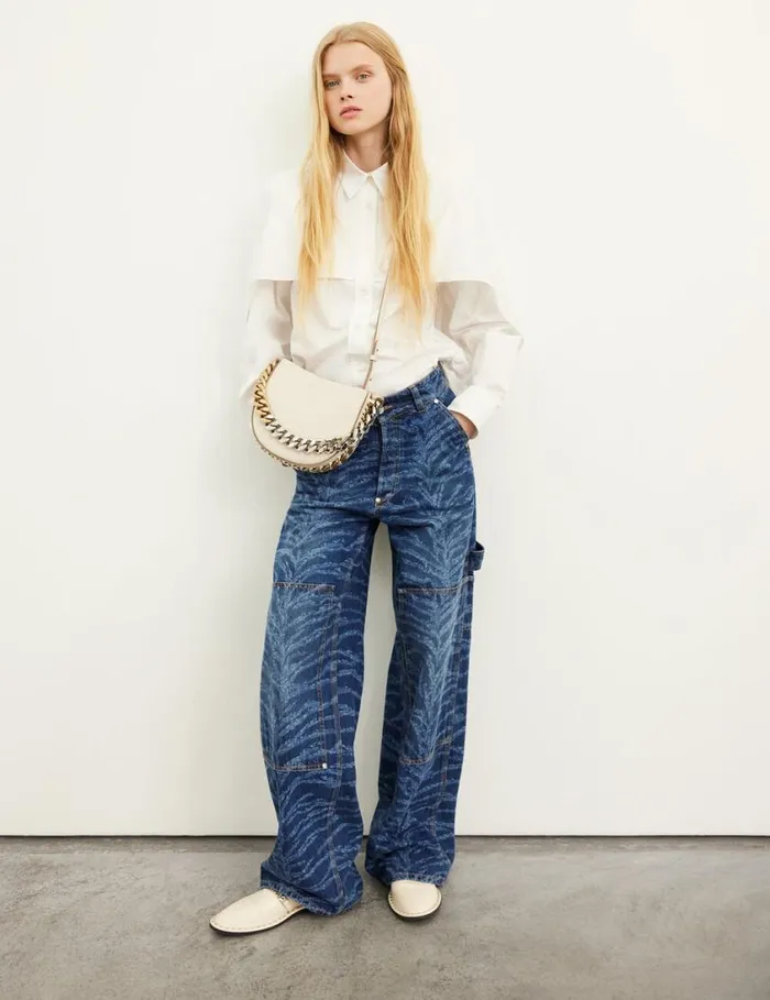 Women Frayme Small Shoulder Bag Pure White Stella McCartney Mini Bags And Clutches Women Frayme Small Shoulder Bag Pure White Stella McCartney Mini Bags And Clutches