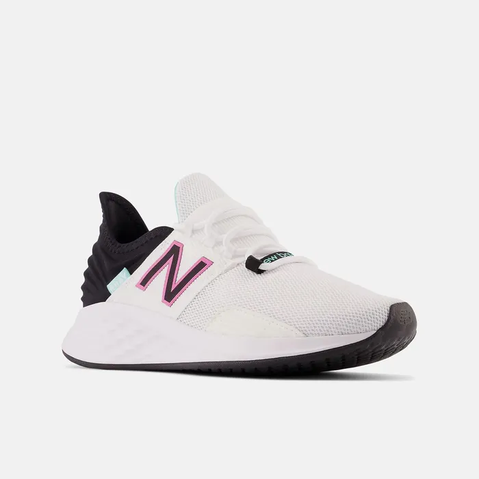 Women Fresh Foam Roav White With Black And Surf New Balance Running Women Fresh Foam Roav White With Black And Surf New Balance Running