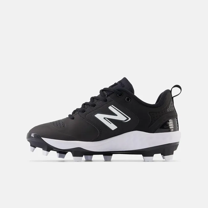 Women Fresh Foam Velo V3 Molded Synthetics Black With White New Balance Softball