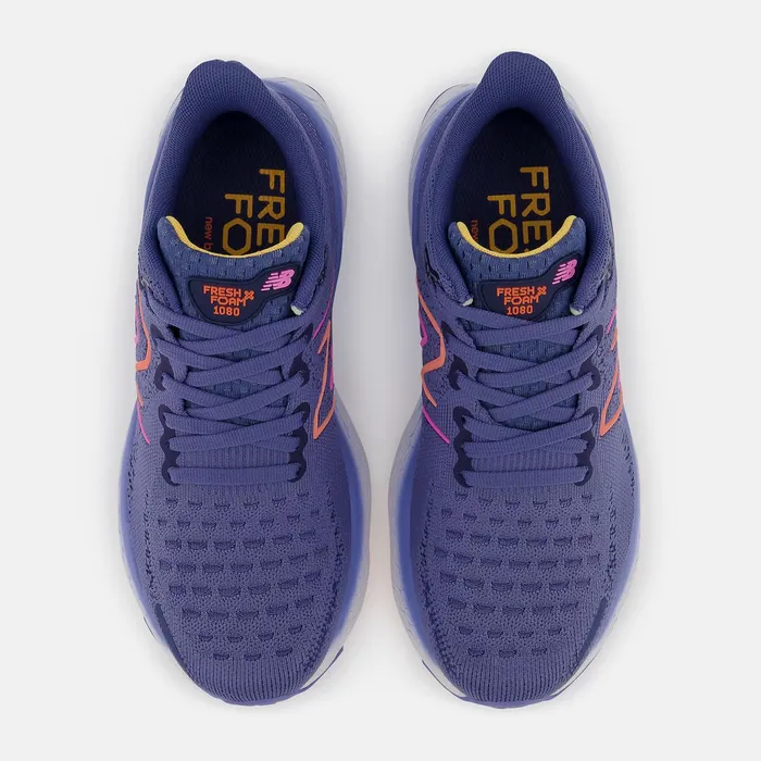 Women Fresh Foam X 1080v12 Night Sky With Vibrant Orange And Vibrant Pink New Balance Running Women Fresh Foam X 1080v12 Night Sky With Vibrant Orange And Vibrant Pink New Balance Running