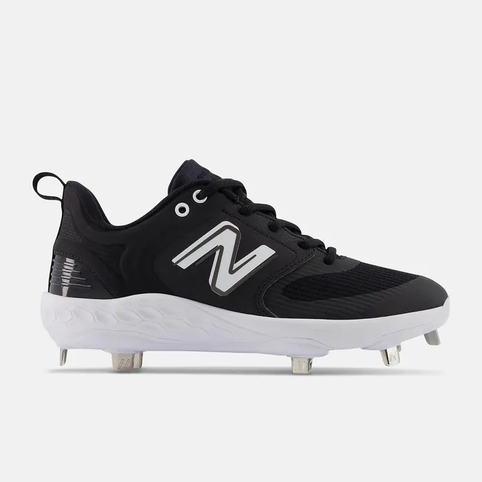 Women Fresh Foam X Velo V3 Metal Black With White New Balance Softball