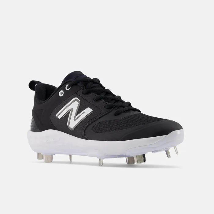 Women Fresh Foam X Velo V3 Metal Black With White New Balance Softball