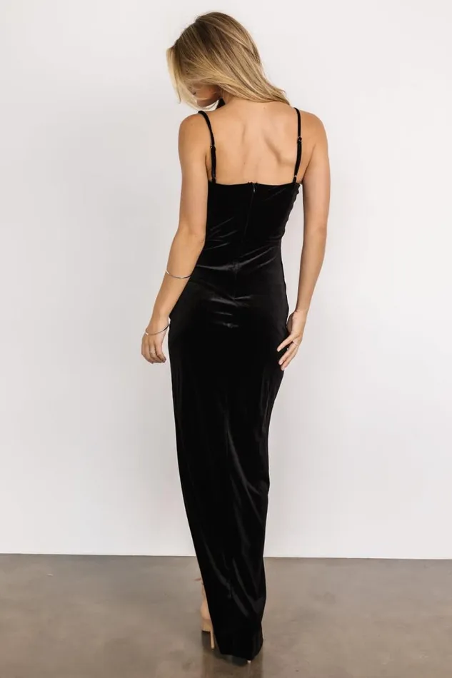 Women Gaia Velvet Gown Black Baltic Born Maxi Dresses Women Gaia Velvet Gown Black Baltic Born Maxi Dresses