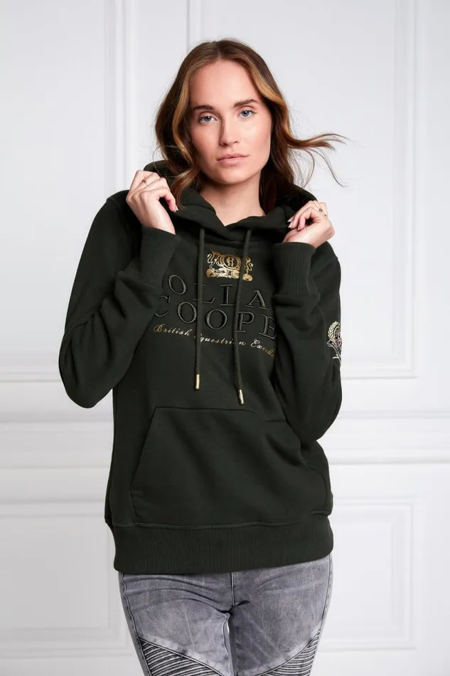 Women HC Heritage Hoodie Racing Green Holland Cooper Hoodies