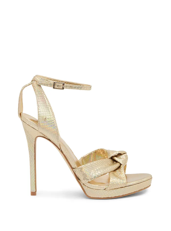 Women Heels GUESS Gold Tisa High Heels