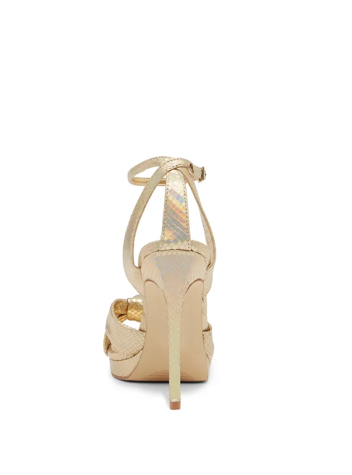 Women Heels GUESS Gold Tisa High Heels