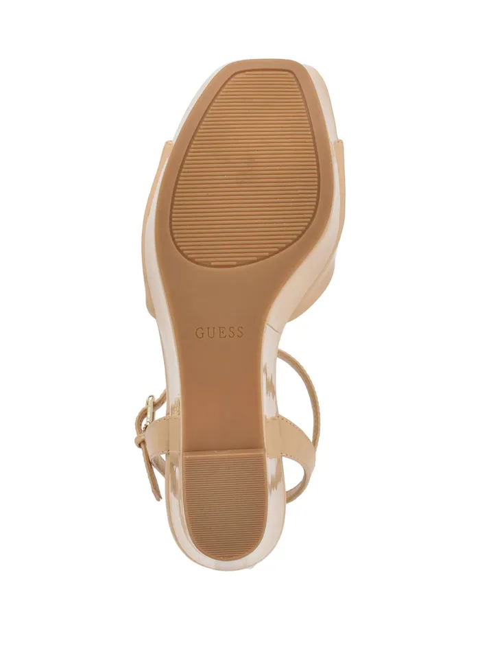 Women Heels GUESS Nude Zione Wedge Heels Women Heels GUESS Nude Zione Wedge Heels