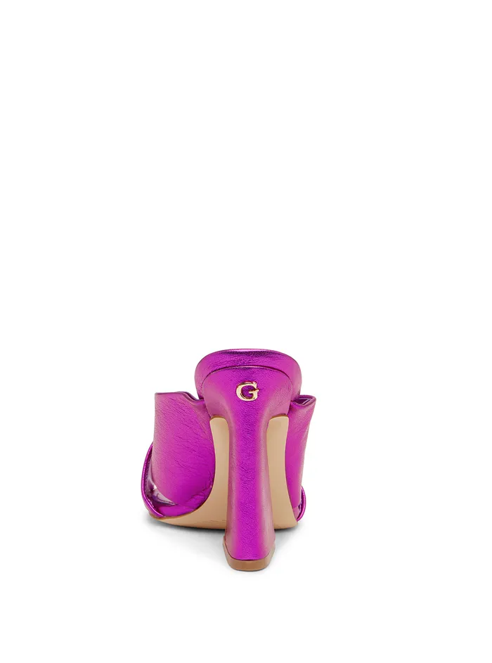Women Heels GUESS Purple Metallic Kiddy Heels Women Heels GUESS Purple Metallic Kiddy Heels