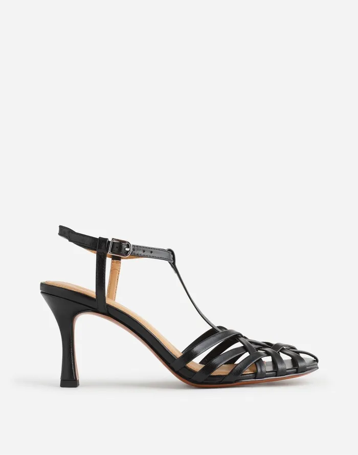 Women Heels Madewell The Milano Heeled Sandal True Black