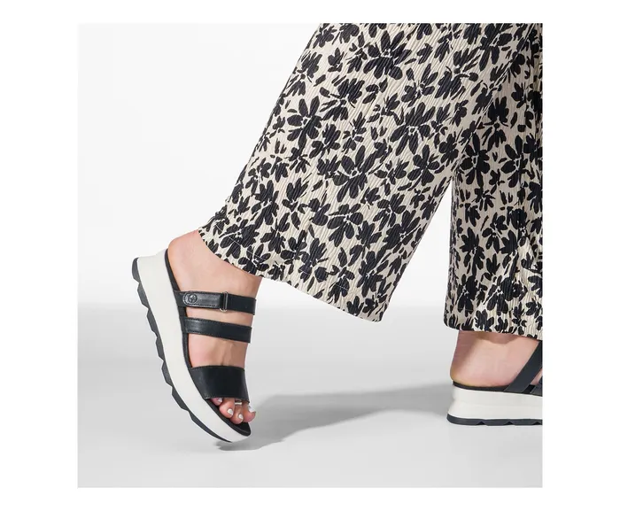 Women Hush Puppies Andi Slide Snake Leatherblack Sandals Women Hush Puppies Andi Slide Snake Leatherblack Sandals