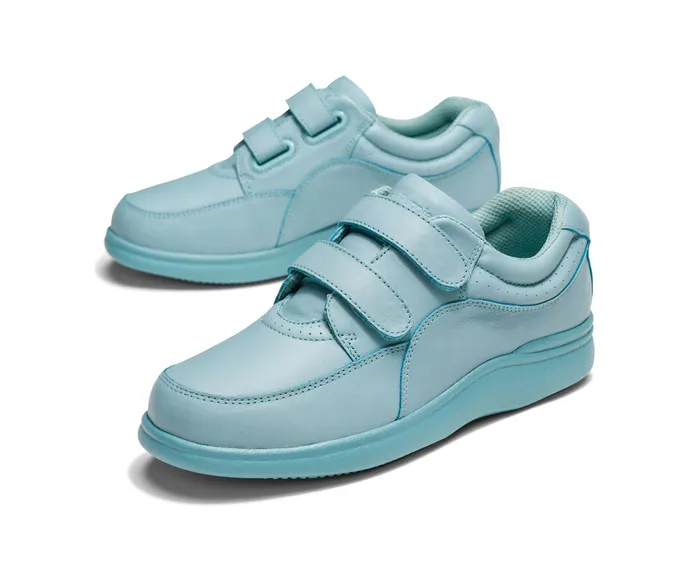 Women Hush Puppies Power Walker Ii Seafoam Leather Walking Shoes Women Hush Puppies Power Walker Ii Seafoam Leather Walking Shoes
