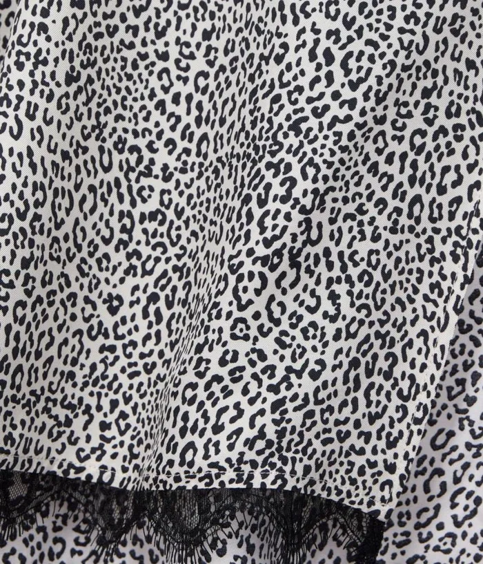 Women Ivory Leopard Print Midi Skirt THE KOOPLES Skirts and Shorts