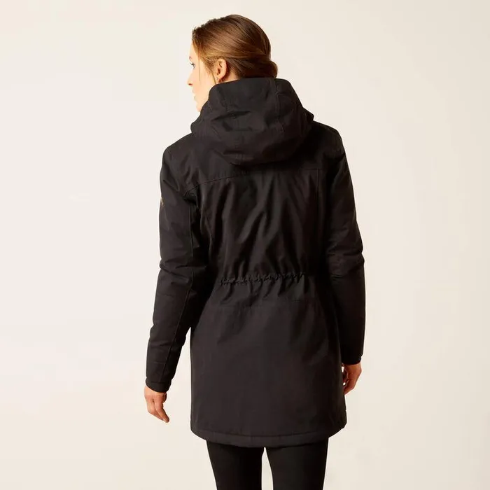 Women Jackets and Vests Ariat Argentium Parka Black Women Jackets and Vests Ariat Argentium Parka Black