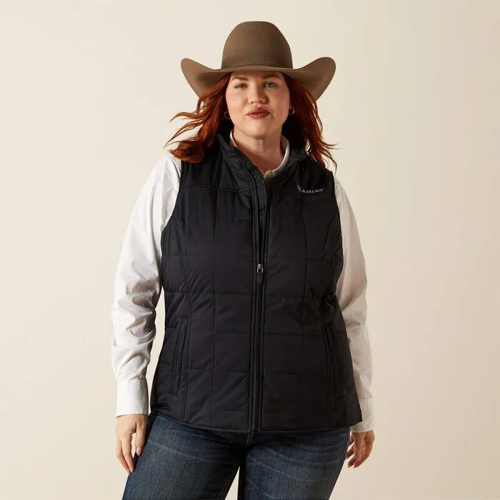 Women Jackets and Vests Ariat Crius Insulated Vest Black Women Jackets and Vests Ariat Crius Insulated Vest Black