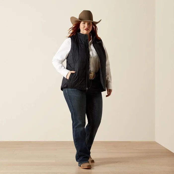 Women Jackets and Vests Ariat Crius Insulated Vest Black Women Jackets and Vests Ariat Crius Insulated Vest Black