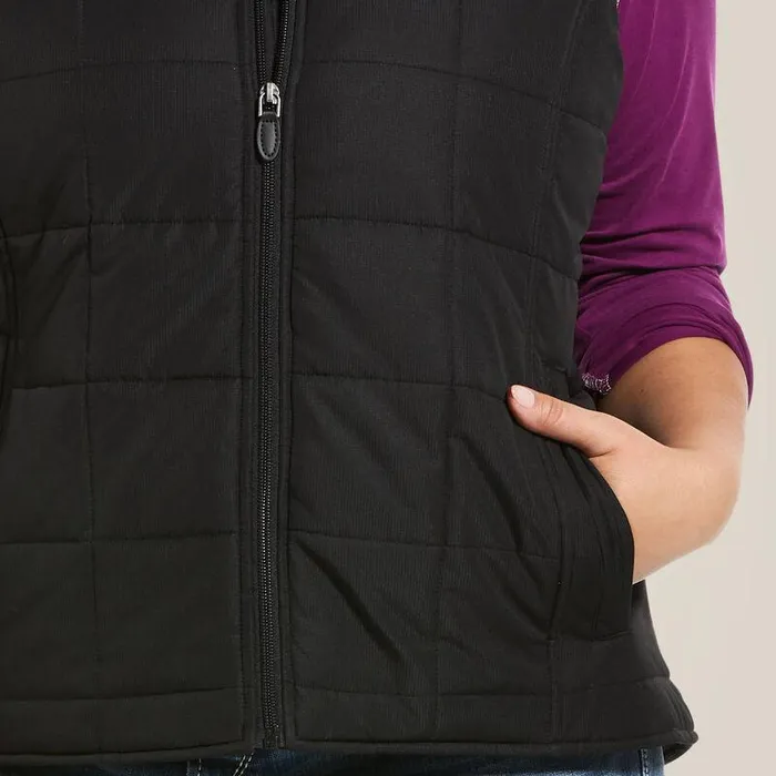 Women Jackets and Vests Ariat Crius Insulated Vest Black Women Jackets and Vests Ariat Crius Insulated Vest Black