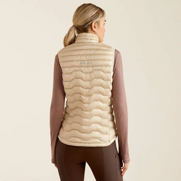 Women Jackets and Vests Ariat Ideal Down Vest Iridescent Summer Sand Women Jackets and Vests Ariat Ideal Down Vest Iridescent Summer Sand