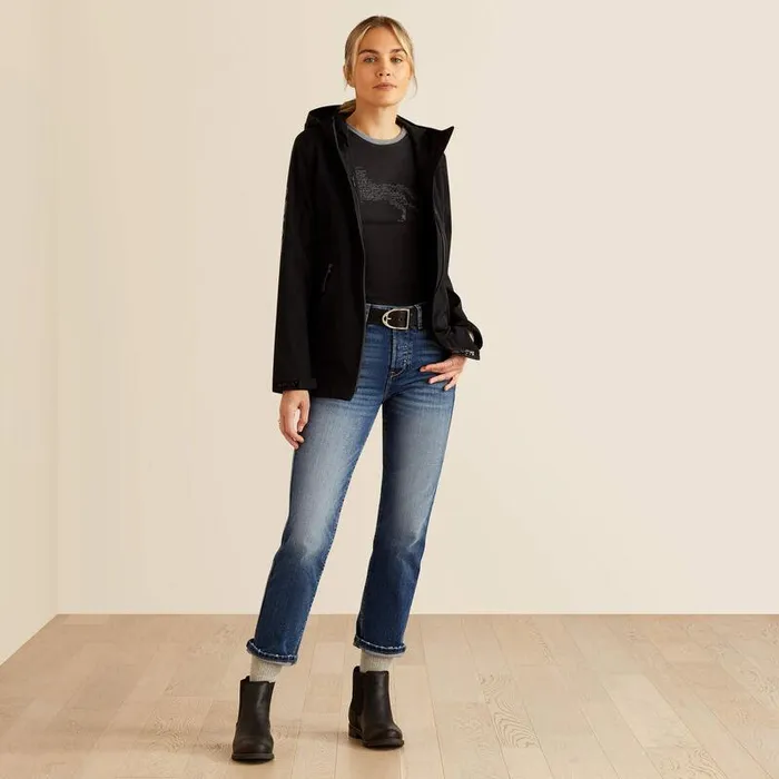 Women Jackets and Vests Ariat Venture Waterproof Jacket Black Women Jackets and Vests Ariat Venture Waterproof Jacket Black