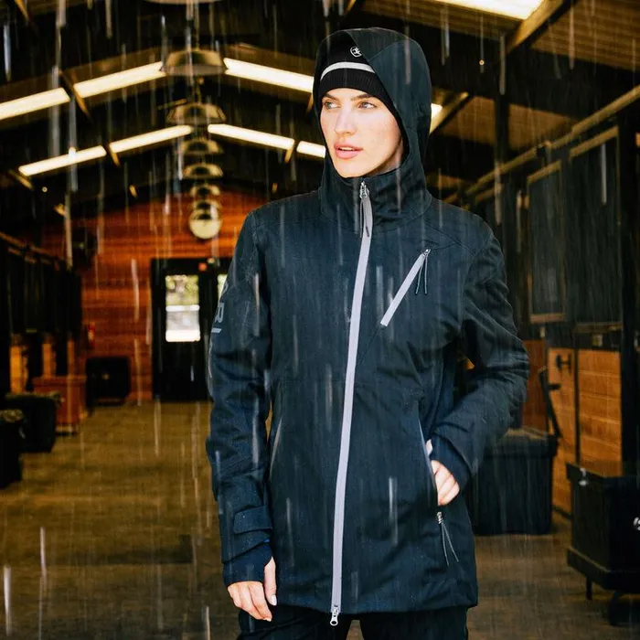 Women Jackets and Vests Ariat Venture Waterproof Jacket Black Women Jackets and Vests Ariat Venture Waterproof Jacket Black