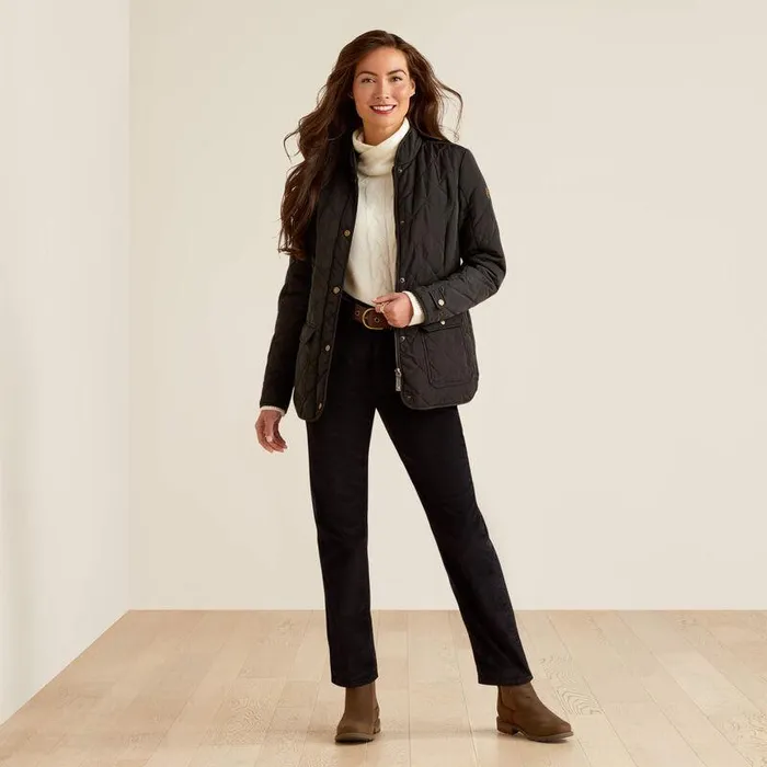 Women Jackets and Vests Ariat Woodside Jacket Black