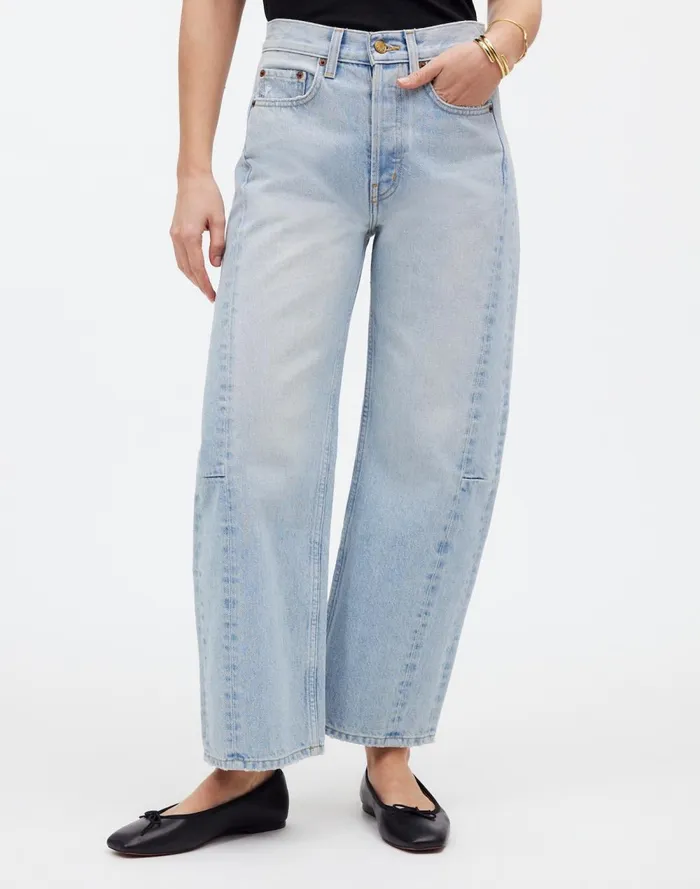 Women Jeans Madewell B Sides Slim Lasso Jeans Super Light Vintage