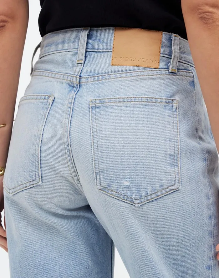 Women Jeans Madewell B Sides Slim Lasso Jeans Super Light Vintage