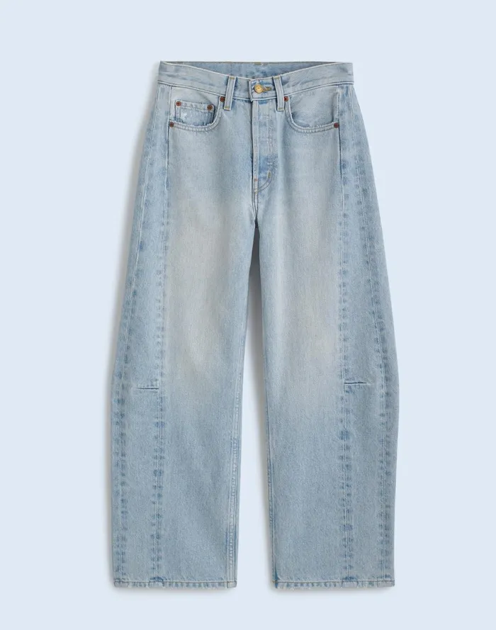 Women Jeans Madewell B Sides Slim Lasso Jeans Super Light Vintage