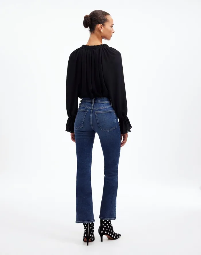 Women Jeans Madewell Kick Out Crop Jeans Lenoir Wash