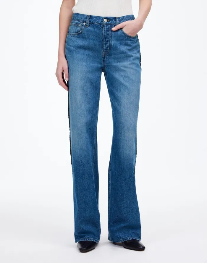 Women Jeans Madewell LowSlung Baggy Jeans Fennbrook Wash