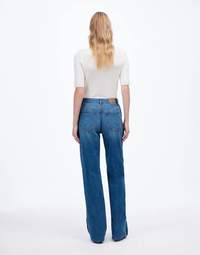 Women Jeans Madewell LowSlung Baggy Jeans Fennbrook Wash