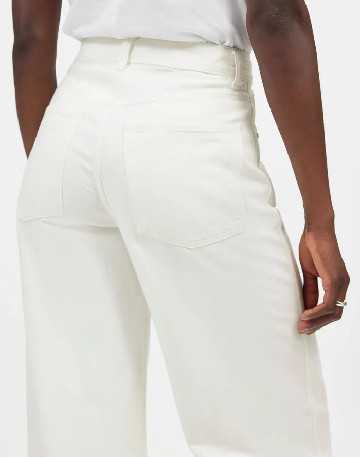 Women Jeans Madewell SuperwideLeg Jeans True White