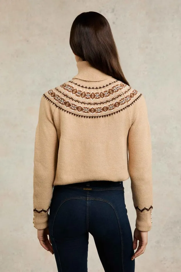 Women Jennifer Roll Neck Knit Camel Holland Cooper Knitwear Women Jennifer Roll Neck Knit Camel Holland Cooper Knitwear