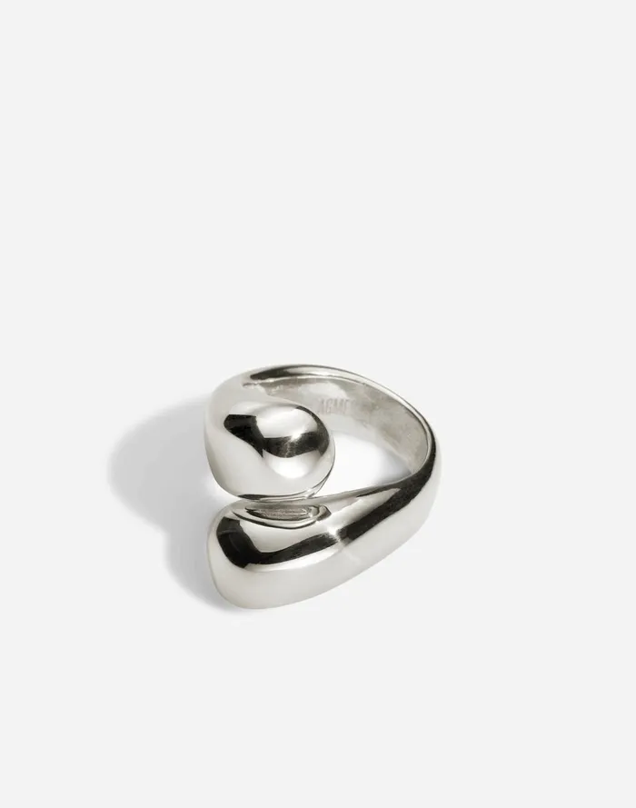 Women Jewelry Madewell AGMES Synergy Ring Silver