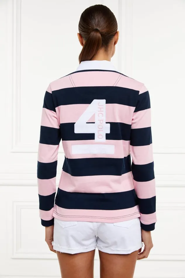 Women JHC Sweatshirt Ink Navy Pale Pink Holland Cooper Polo Shirts Women JHC Sweatshirt Ink Navy Pale Pink Holland Cooper Polo Shirts